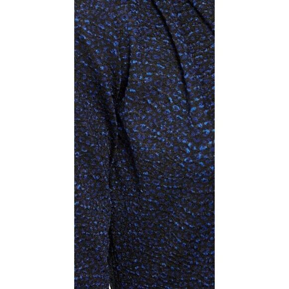 ‎Michael Kors NWT Blue/Black V-Neck Blouse Top XS - Picture 4 of 8